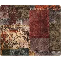 vidaXL Tapijt Runner MARSA Multikleur 80 x 100 cm Polyester en PVC