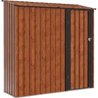 vidaXL Tuinhuizen, bruin, 203,5 x 73 x 200 cm, metaal