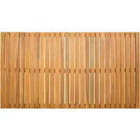 vidaXL Badmat Naturel 100 x 55 cm Massief Acacia Hout