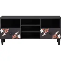 vidaXL Opbergkasten Multikleur 100 x 33,5 x 46 cm Massief Mango Hout
