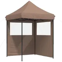 vidaXL Partytent Bruin 200 x 200 x 306 cm Oxford Stof