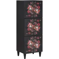 vidaXL Opbergkasten Multikleur 40 x 33,5 x 110 cm Massief Mango Hout