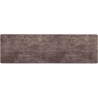 vidaXL Tapijt Runner MARSA Grijs 80 x 350 cm Polyester en PVC