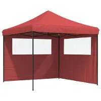 vidaXL Partytent Bordeauxrood 292 x 292 x 315 cm Oxford Stof