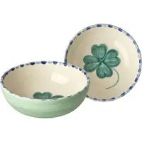 Rice keramiekschaal 35 cl Good Luck Clover-Soft green