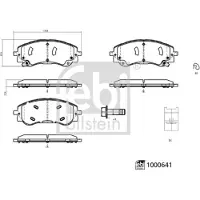 FEBI BILSTEIN Remblokset FEBI 1000641