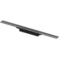 Tece TECEdrainprofile Doucheprofiel Zonder Afvoer 100cm RVS - Geborsteld Zwart Chroom PVD - Douche, Douchegoten - 4027255067813