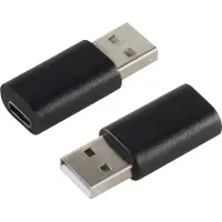 Shiverpeaks BS14-05018, USB-A, USB-C, zwart