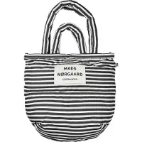 Mads nørgaard Shopper - Light Ripstop-Kissen - Schwarz/Weiß - - One Size - Taschen