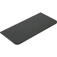 Wiesbaden Topblad novira 120x48 cm afgeronde hoeken mat zwart