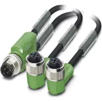 Phoenix Contact 1668991 Sensor/actuator connector, geassembleerd M12 Aantal polen (sensoren): 3 Adapter, Y-vorm 30.00 cm 1 stuk(s)