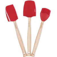 Le Creuset - Premium spatelset 3-delig Kersenrood