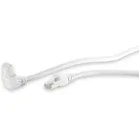 S-Impuls S/FTP CAT6 Gigabit netwerkkabel haaks/recht / wit - 20 meter