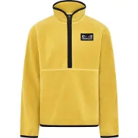 Didriksons Rubi, fleecetrui, junior, geel