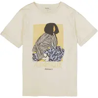 Garcia Shirt duifblauw / safraan / zwart / offwhite
