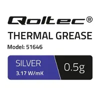 Qoltec Thermisch Geleidende Crèmepasta Voor Cpu En Gpu 317 Wmk 05G Zilver Effectief