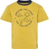 Didriksons Mynta, t-shirt, junior, geel