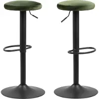 Ebuy24 2 x Finurly barstoel groen.