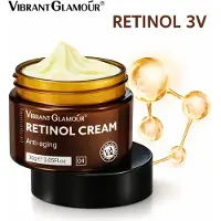 VIBRANT GLAMOUR Retinol Crème - Gezichtscrème - Anti-Aging - Anti Rimpel - Anti Wallen Crème - Nachtcrème met Retinol - acnegevoelige huid
