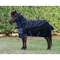 Horseware Amigo Ripstop 900D Plus Petite Turnout 65/100/3.3 Zwart/Navy