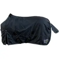 BR Equestrian Equipment Mini Horse regendeken 600D 0g Midnight Navy - 105 - Regendeken