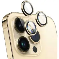 BigBen Interactive , Lens Protector geschikt voor iPhone 15 Pro / 15 Pro Max / 14 Pro / 14 Pro Max - Ultra-Resistant, Goud