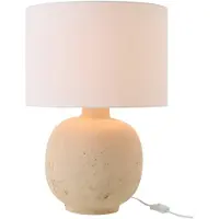J-Line tafellamp Bal - keramiek - beige