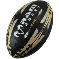 RAM Rugby RAM - Straat Rugbybal - Drielaags polykatoen - 3D grip - Topmerk - Maat 4