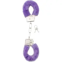 Shots Furry Handcuffs - Purple