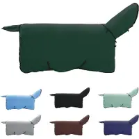 vidaXL Paardendeken Volledig Donkergroen 155 cm Polyester