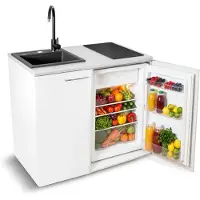 MPM SMK-02 - Mini-keuken: 4-in-1 set huishoudelijke apparaten