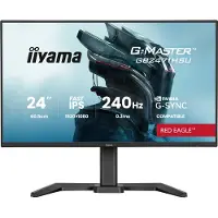 Iiyama GB2471HSU-B1 Monitor voor gamers 24″ Full HD IPS, 240 Hz, 0,3 ms MPRT, compatibel met G-Sync, USB-hub