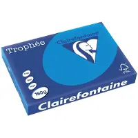 Clairefontaine gekleurd papier caribbean blauw 160 g/m² A3 (250 vellen)