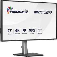 Iiyama ProGraphic HB2701UHSNP-B1 - 27 inch - 4K - IPS Black 2.0 - Verstelbaar - DCI-P3(99%) - USB-C Dock