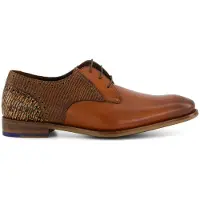 Floris van Bommel Veterschoen 'De Stapper 39' cognac