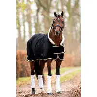 Hb Fleecedeken Polar 400 Dutch Crown Black - 145cm - Zweetdeken