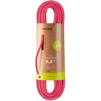 Edelrid - Klimtouwen - Starling Eco Dry 8,2Mm Pink voor Unisex - Maat 60 m - Roze