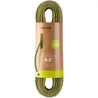 Edelrid - Klimtouwen - Starling Protect Eco Dry 8,2Mm Yellow-Night voor Unisex - Maat 60 m - Geel
