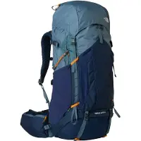 The North Face - Trekkingrugzakken - Trail Lite 65 Granite Grey/Su voor Unisex van Nylon - Maat L/XL - Grijs