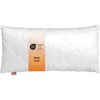 Sleepling Komfort - extra dik hoofdkussen 50x70 cm - stevig kussen van polyester - slaapkussen met extra veel vulling - Made in EU – 50 x 70 cm - wit