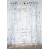 Bonprix Gordijn met gerecycled polyester en print (1 stuk) H/B: 245/135 cm