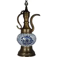 Halay Oosterse mozaïek tafellamp (Turkse Ibrik) ø 13 cm