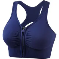 Jumada 's - Sportbeha met voorsluiting - Blauw - Extra Large - Let op! Valt klein, bestel minimaal een maat groter.