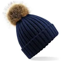 Jumada 's Muts - Navy - Met pompon - Dames - Winter - Muts - One size