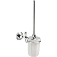 Gedy Nevis wandtoiletborstel, keramiek, chroom
