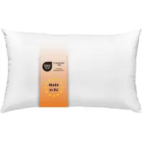 Sleepling Basic 50 - kussen 40x60 cm - vezelkussen van polyester - geschikt als bankkussen, decoratiekussen of sierkussen - ademende vlieshoes - Made in EU - 40 x 60 cm - wit