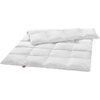 Sleepling baby donzen dekbed 100 x 135 cm | medium all-season dekbed | nieuw wit dons (90%) en veren (10%) | Made in EU | Downpass | Ökotex | donzen batist | wasbaar op 60 graden | wit