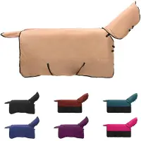 vidaXL Paardendeken Cappuccino 155 cm Polyester