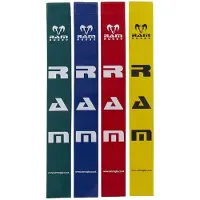 RAM Rugby Rugby Tags - Tag rugby - Duurzaam PVC - 20 Tags zonder Riem - Geel