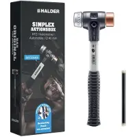 HALDER SIMPLEX-Aktionsbox KFZ 3749s001 Kunststof hamer Terugslagvrij 2400 130 mm 1 stuk(s)